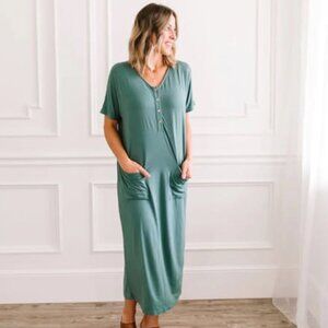 Nesting Olive Classic Kate House Dress Seaside Nursing